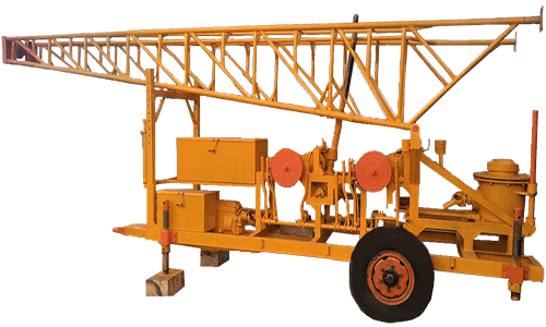 Drilling Rig Manufacturers RDS-100 Rotary Trolley Mounted
