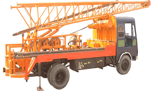 Best DMR Rotary Drilling Rig on Truck Mounted Manufacturing in Rajkot Gujarat RDS-200