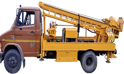 Best Diamond Core Drilling Rig on Truck Mounted Manufacturing in Rajkot Gujarat RDS-300